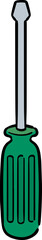 Illustration of screwdriver
