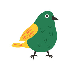 Spring bird illustration