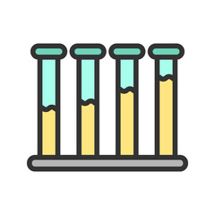 Communicating Vessels icon vector image. Suitable for mobile apps, web apps and print media.