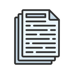 File icon vector image. Suitable for mobile apps, web apps and print media.