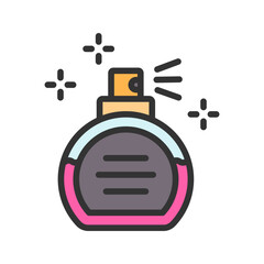 Perfume icon vector image. Suitable for mobile apps, web apps and print media.