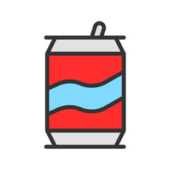 Soda icon vector image. Suitable for mobile apps, web apps and print media.
