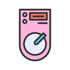 Washing Program icon vector image. Suitable for mobile apps, web apps and print media.