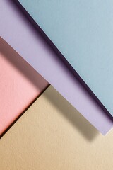 Abstract background with colorful paper sheets
