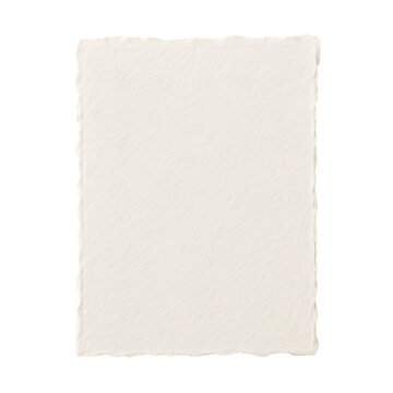 Textured Off-White Watercolor Paper Sheet