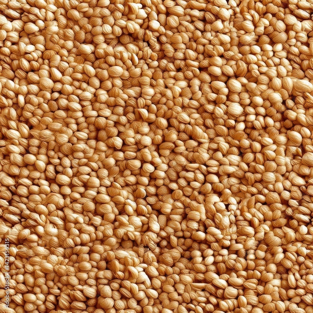 Poster textured tan carpet: a close-up, high-density, and warm-toned textile backdrop that can be used in b
