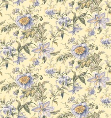 seamless pattern with flowers