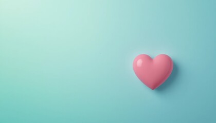 Heart symbolizing love digital background graphic design soft colors minimalist style conceptual art