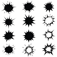 Comic explosion. Comic burst, comic, bursut, comic boom, speech bubbles, comic explosion set.