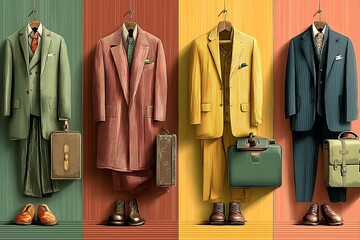 Vintage Suits on Display