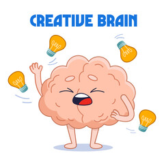 Creative brain concept illustration
