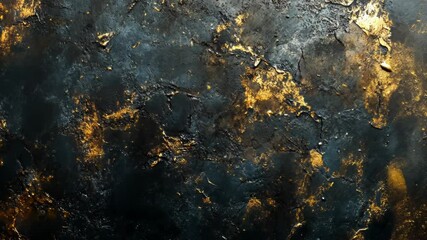 Dark gold textured wall background - Powered by Adobe