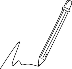 Hand Drawn Line Pencil
