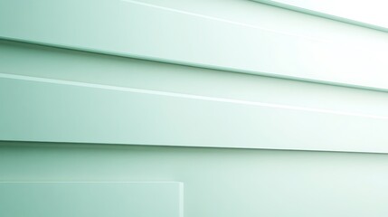 Obraz premium Abstract Pale Green Architectural Wall Panels