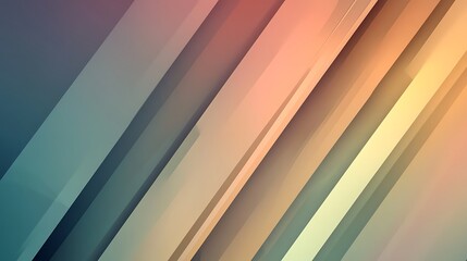 Obraz premium Abstract Diagonal Lines In Warm And Cool Tones