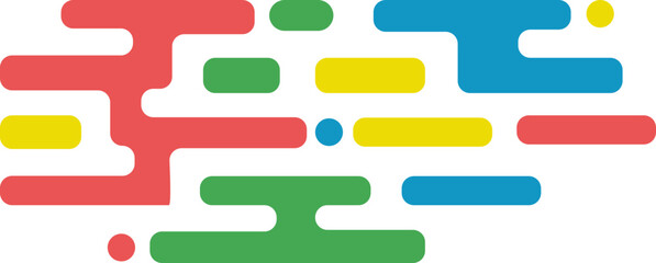 Modern Geographic Rounded Splash Border