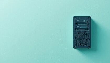 Innovative technology installation modern office space image of computer hardware minimalist environment direct view contemporary concept for enhanced productivity