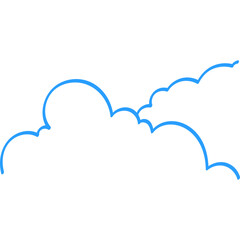 Hand Drawn Line Cloud
