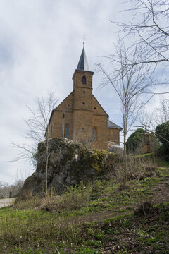 Catholic Mountain Chapel in Bavaria, named Guegel near Bamberg