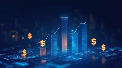 Financial Growth and Investment Concept