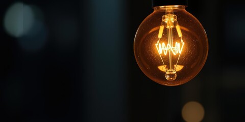 Engraving of intricate design on light bulb symbolizing creativity and innovation, concept, invention