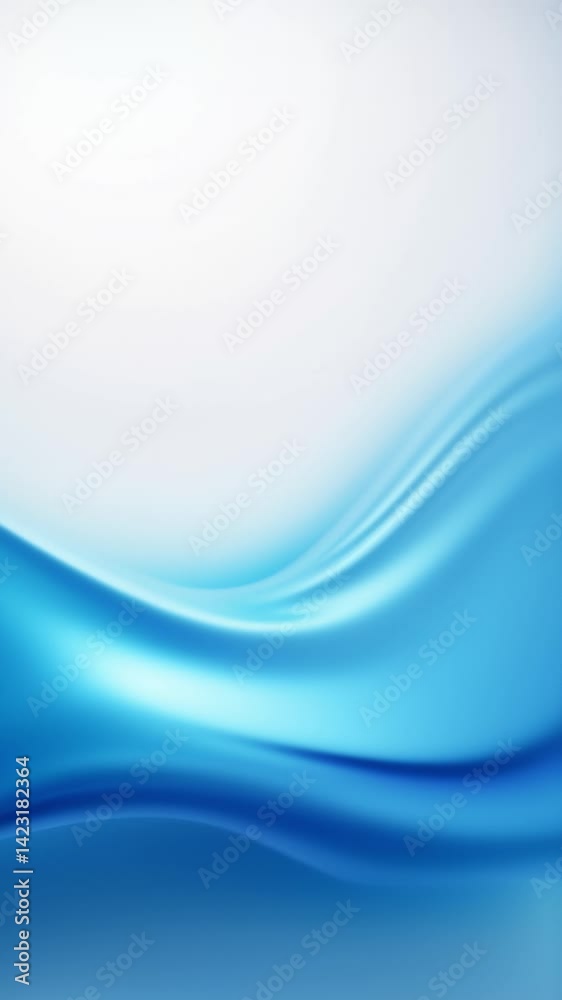 Poster Abstract Light Waves Background with Smooth Gradient and Elegant Flow