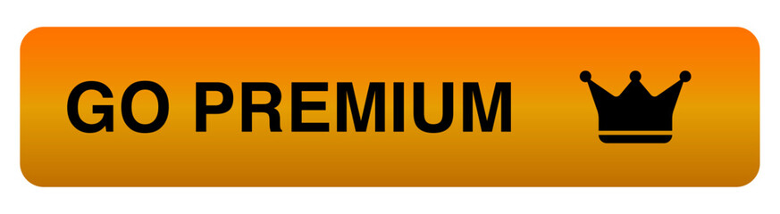 Go Premium Web UI Button Vector Illustration