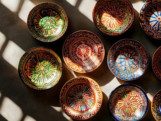 Handpainted Pottery Plates