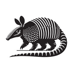 Graphic armadillo silhouette perfect for modern wildlife stock art – armadillo silhouette – armadillo vector – armadillo illustration – silhouette of armadillo – armadillo icon

