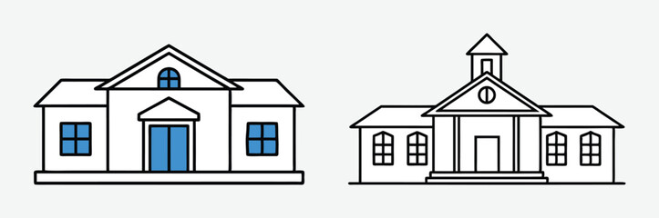 Scene of Building Streetscape 