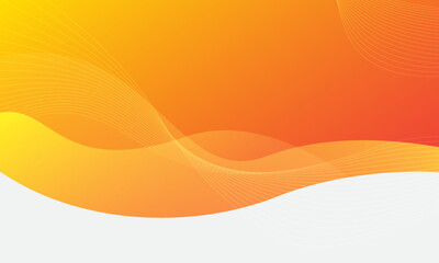 Abstract orange wave background. Eps10 vector