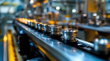 Industrial Equipment. Factory Constructions and Industry Technology for Manufacturing Interior