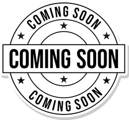 Coming Soon Text Sticker 