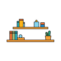 vector illustration of a factory building