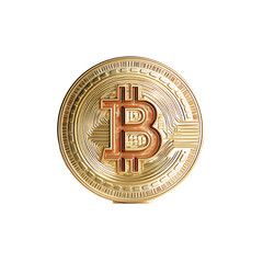 Gold Bitcoin Coin