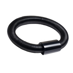 Flexible black hose with smooth surface and circular shape, ideal for various applications