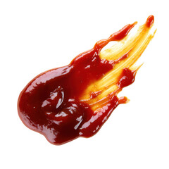 Bbq sauce smear action shot food photography clean environment high-quality concept