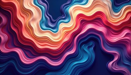 Fluid organic forms swirl and interweave creating a seamless pattern , fluid, dynamic