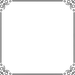 Obraz premium This is a square graphic frame