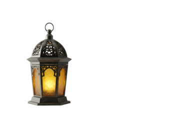 Ramadan Lantern Festive Decoration Islamic Holiday Light on Transparent  background