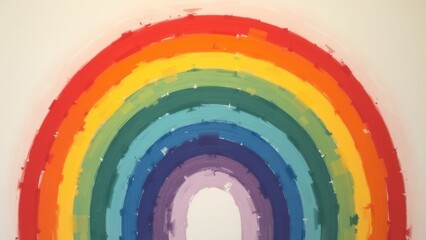 Obraz premium Modern Abstract Rainbow Art Picture