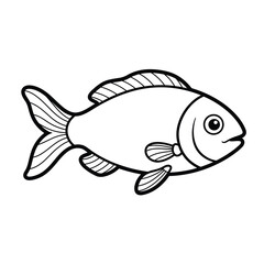 Fish, seafood, sketch. Vintage retro print, seafood salmon fish sketch, sea life, ink pencil style drawing engrave old school sketch, hand drawn. Sketch artwork salmon fish. Vector Illustration