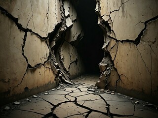 A Journey Through a Cracked Passageway