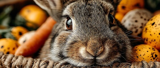Easter Bunny in Basket