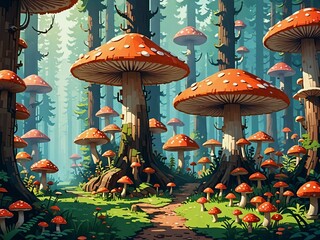 A Fantasy Adventure Awaits in the Mushroom Grove