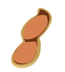 peanut snack food.peanut snack food vector illustration