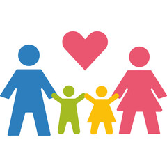 Happy Family Icon