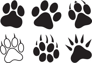 Fototapeta premium animal paw print 
