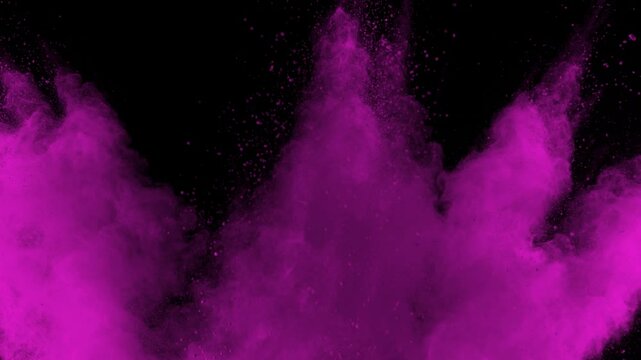 Super Slow Motion of Color Powder Explosion 17