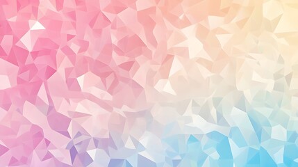 Abstract Pastel Triangle Geometric Background Design